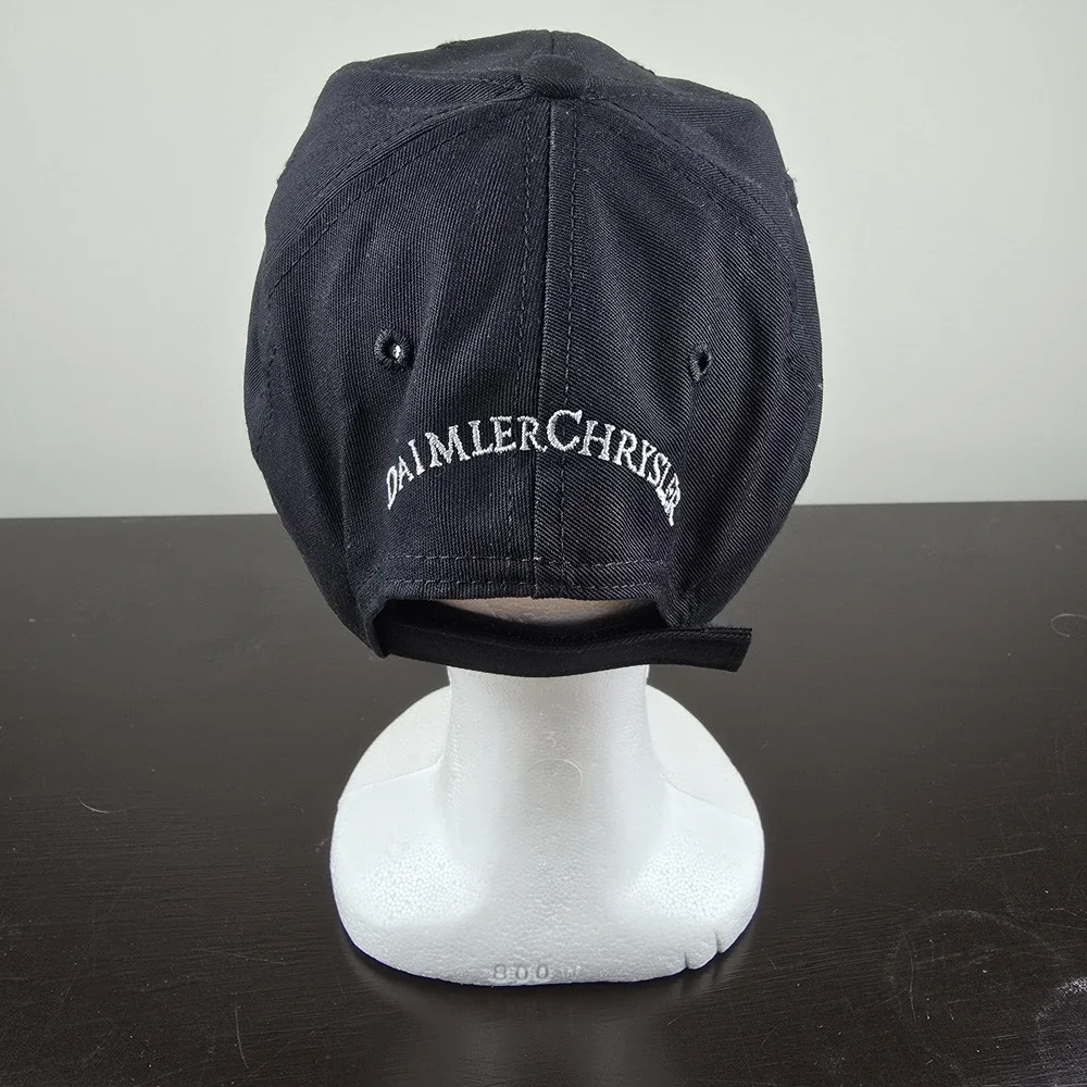 Vintage HEMI Daimler Chrysler Racing Stripe Brim Strapback Hat‎ OSFA Made In USA
